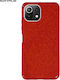 Sonique Shiny Back Cover Silicone Red (Xiaomi Mi 11 Lite / 11 Lite 5G / 11 Lite 5G NE)