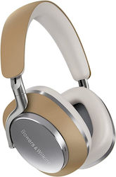 Bowers & Wilkins Px8 Ασύρματα/Ενσύρματα Over Ear Ακουστικά με 30 ώρες Λειτουργίας Tan Grey Leather