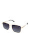Polaroid Unisex Sonnenbrille mit Gold Metall Gestell und Gray Verlaufsfarbe Polarisiert Linse PLD4134/S/X J5G/WJ