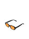 Meller Kessie Sonnenbrillen mit Schwarz Rahmen und Orange Linse