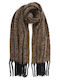 Doca Women's Wool Scarf Brown