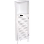 Eurocasa 9830 Cabinet de coloană pentru baie Etaj M30xL30xH118cm Alb