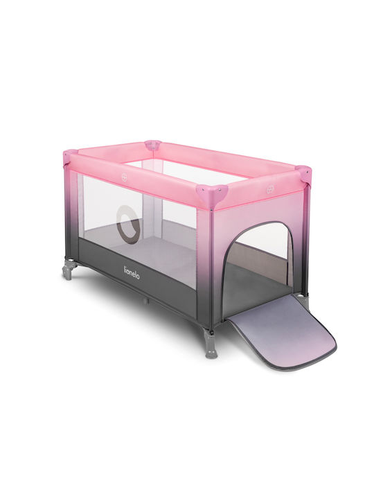 Lionelo Stefi Playpen with Mattress Pink Ombre 125x65cm