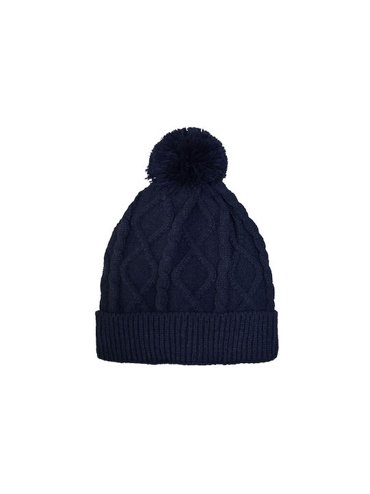 Stamion Kids Beanie Knitted Navy Blue