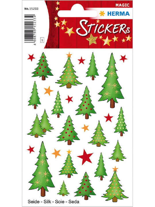 Herma Crăciun Autocolante cu Design Δέντρου Christmas Trees 28buc