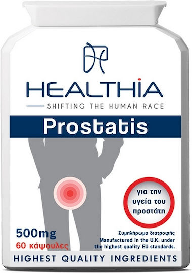 Healthia Prostatis 500mg Nahrungsergänzungsmittel Für Die Gesundheit Des Schutzvorrichtung 60 Stück
