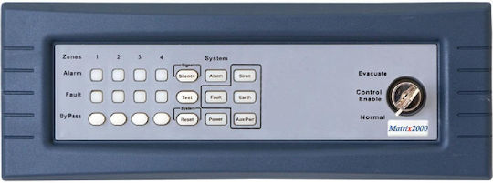 Paradox MKP-4 Autonomic Fire Alarm System 4 Zones
