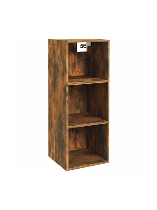 Shelf Wall Smoky Oak 34.5x32.5x90cm