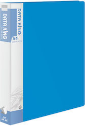 Data King Папка Книга За Показване За Хартия A4 Синя