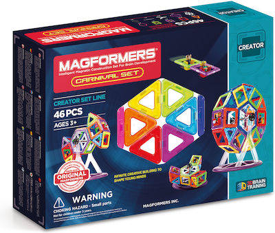 Magformers Joc de construcție magnetic Carnival pentru copii de 3++ ani