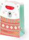 Legami Milano Xmas Polar Bear Papier Tasche für Geschenke Bunt