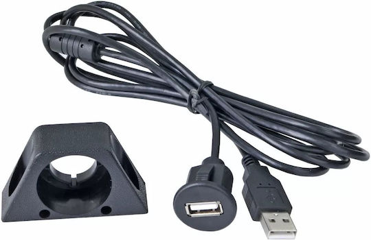 Ice USB 2.0 Kabel USB-A-Stecker - USB-A-Buchse Schwarz 1.8m 65.410