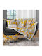 L-C Isibelle Κουβέρτα Γούνινη Καναπέ 125x150εκ. Jaune