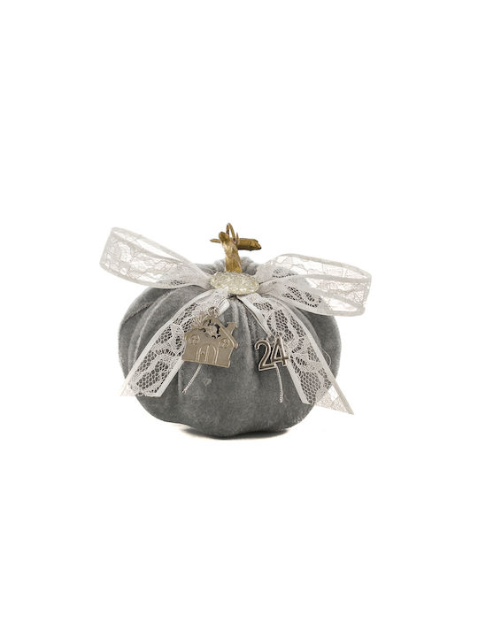 Happyness pumpkin charms grey 12cm