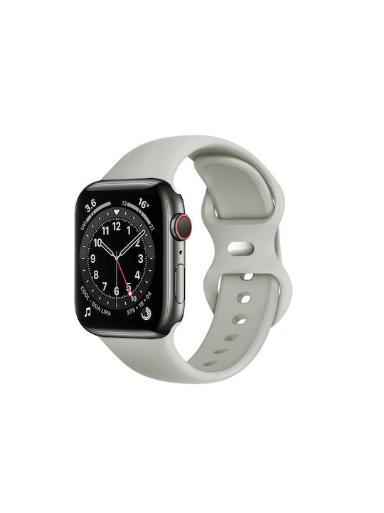 Techsuit Watchband Λουράκι Σιλικόνης με Pin Γκρ...