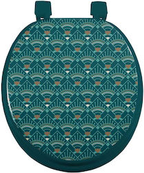 Plastic Toilet Seat Green L C Imperia Mdf 40cm
