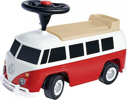 Big VW T1 Baby Walker Car Ride On for 3++ Months Red