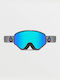 Volcom YAE Jamie Lynn Μάσκα Σκι & Snowboard Ενηλίκων με Φακό Καθρέπτη Bluc/Blue Chrome