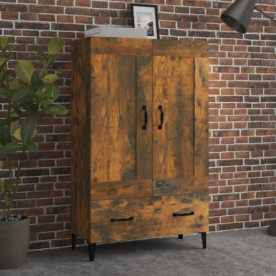 Ντουλάπα Γραφείου Ξύλινη Καστανιά 70x31x115cm Ντουλάπα Γραφείου Ξύλινη Καστανιά 70x31x115cm
