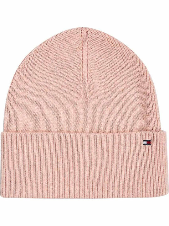 Knitted Beanie Cap Pink