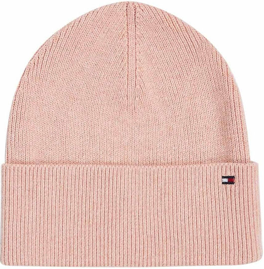 Beanie Γυναικείος Σκούφος Πλεκτός σε Ροζ χρώμα