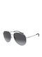 Armani Exchange Men's Sunglasses with Silver Metal Frame and Gray Gradient Lens AX2043S 60178G