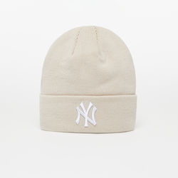 New Era League New York Yankees Essential Beanie Γυναικείος Σκούφος σε Μπεζ χρώμα