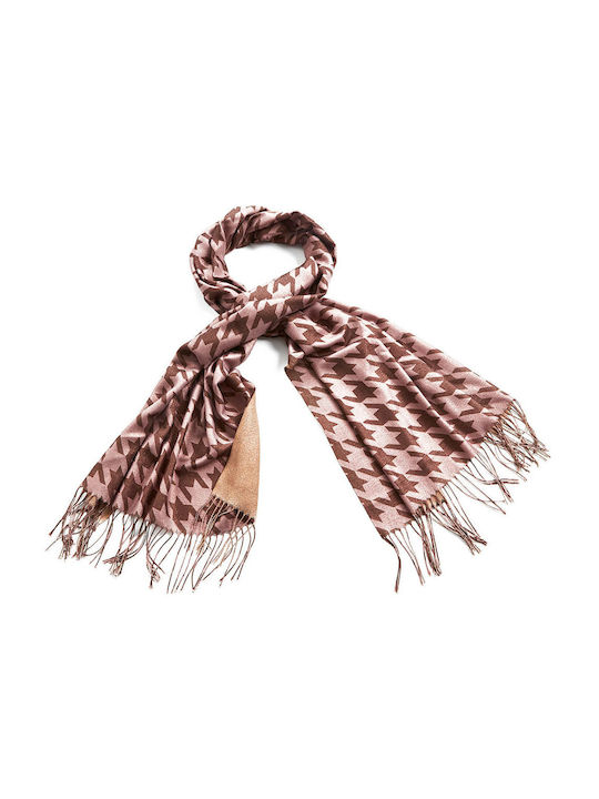 Verde 06-1005 Women's Scarf Pink