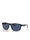 Armani Exchange Men's Sunglasses with Blue Plastic Frame and Blue Lens AX4122S 818180