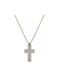 White gold cross ST15371L 14 Carat