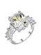 Sterling silver ring 925 with cubic zirconia