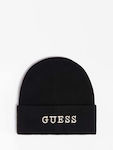 Guess Beanie Γυναικείος Σκούφος Πλεκτός σε Μαύρ...