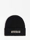 Beanie Γυναικείος Σκούφος Πλεκτός σε Μαύρο χρώμα