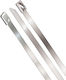 SAS SS316 Δεματικά Καλωδίων Πλαστικά 680mmx4.6mm σε Ασημί χρώμα (10τμχ) (100-06-016)