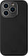 Moshi Napa Slim Back Cover Δερματίνης Midnight Black (iPhone 14 Pro Max)