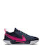 Nike Zoom Pro Ανδρικά Παπούτσια Τένις για Σκληρά Γήπεδα Obsidian / Hyper Pink / Green Glow / White