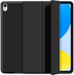 Tech-Protect Smartcase Flip Cover Synthetic Leather / Silicone Black iPad 10.9 2022 4650903