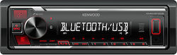 Kenwood Ηχοσύστημα Αυτοκινήτου Universal 1DIN (Bluetooth/USB/AUX)