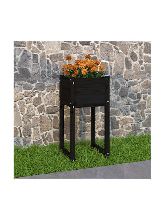 vidaXL Planter Box 40x81cm in Black Color 822130