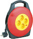 Entac ESCRG4-10 Extension Reel Cord 10m Red