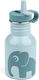 Done by Deer Elpheeblue Kids Water Bottle Stainless Steel with Straw Blue 350ml (Various Designs/Colours)