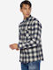 Long-sleeved Shirt Checked Blue