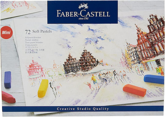 Faber-Castell Soft Pastels Crayons Set 72 Colours