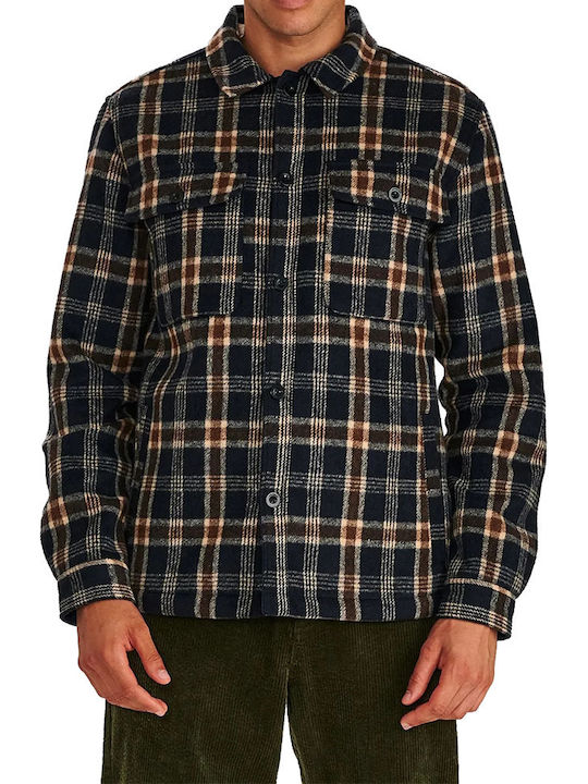 Μακρυμάνικo Overshirt σε Κανονική Γραμμή Καρό Incense