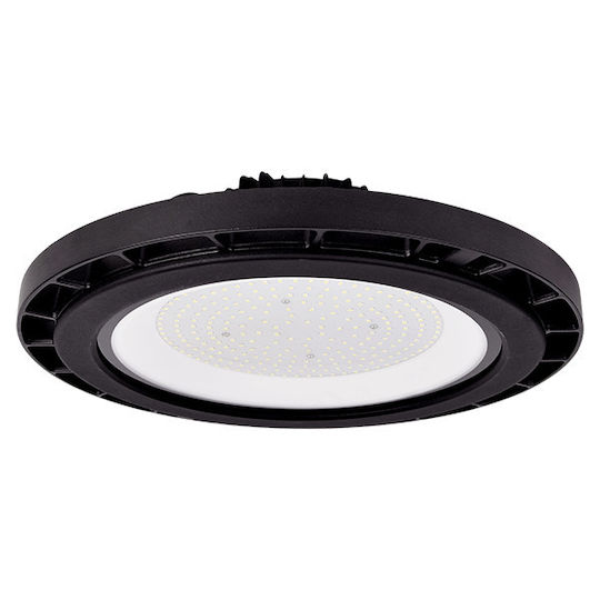 Elmark Geneva Commercial Bell Light 100W Cool White 14000lm with Built-in LED Black