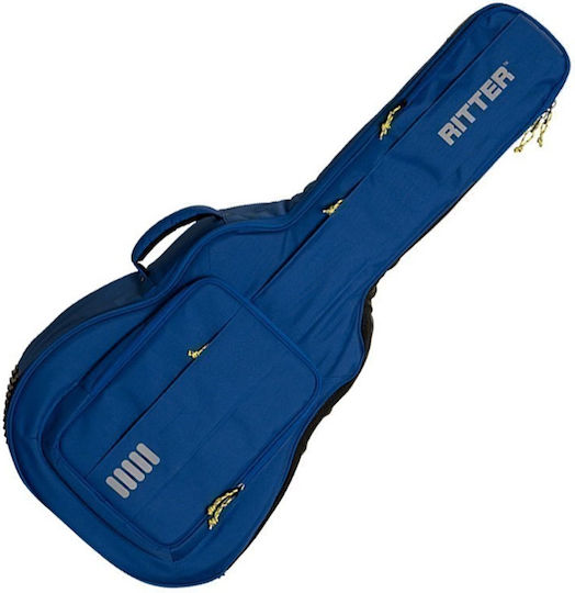 Ritter Super Jumbo Arosa Hülle Akustische Gitarre Gepolstert Blau