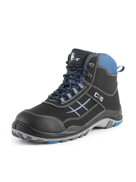 CXS Dog Boxer Boots Work Blue O2 with Certification FO ,SRC