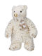 JK Home Decoration Christmas Fabric Figure Bear White Height 45cm