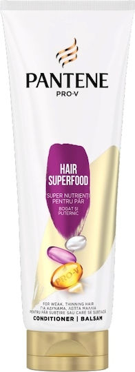Pantene Hair Superfood Conditioner Reconstruction/Nourishment for All Hair Types 220ml