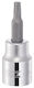 Expert Tools Bit-Stecknuss mit Torx-Bit und Antriebsvierkant 3/8'' Größe T15 1Stück